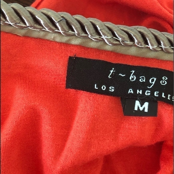 Orange T- Bags Los Angeles Size M Top - Picture 14 of 14